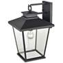 2_Millennium Lighting Bellmon 17 1/4" Black Finish Outdoor Wall Light more views