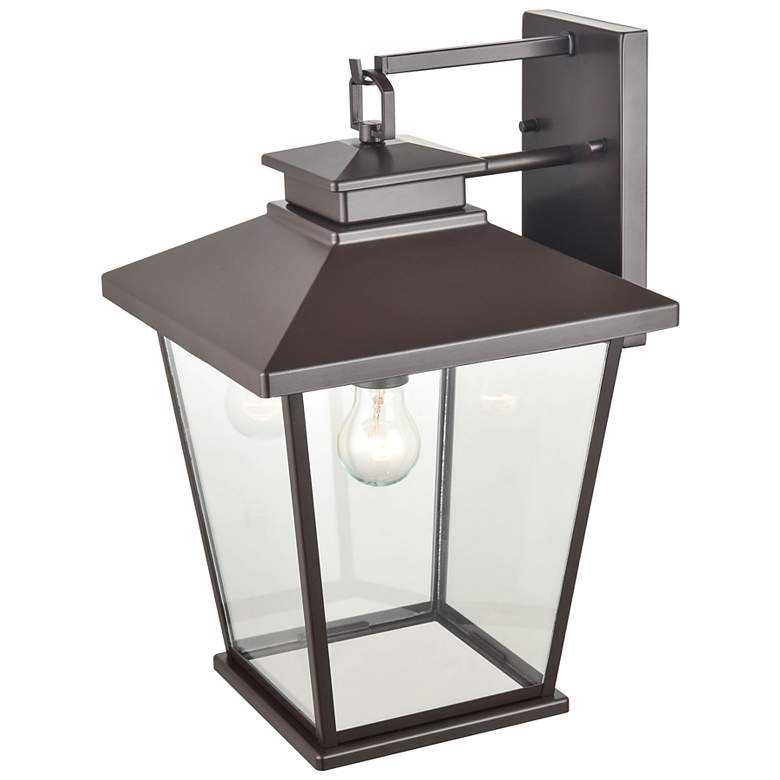 Image 2 Millennium Lighting Bellmon 17 1/4" Bronze Outdoor Lantern Wall Light more views