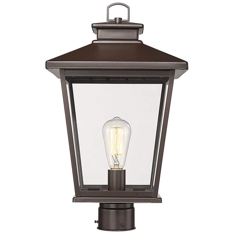 Image 1 Millennium Lighting Bellmon 19" High Bronze Outdoor Post Lantern