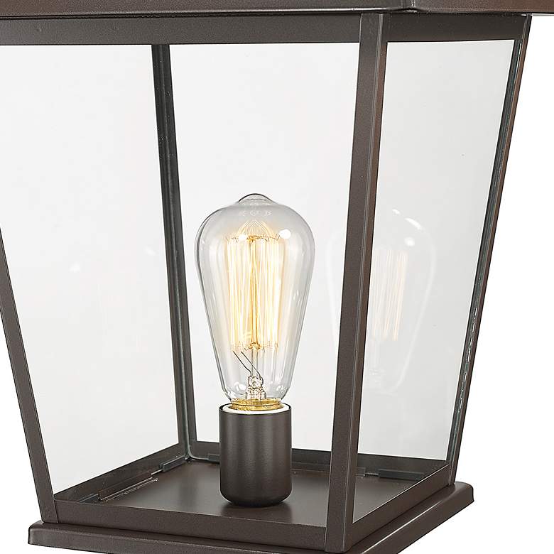 Image 3 Millennium Lighting Bellmon 19" High Bronze Outdoor Post Lantern more views