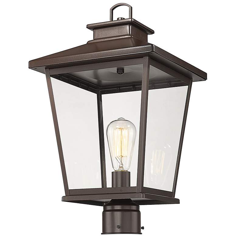 Image 4 Millennium Lighting Bellmon 19" High Bronze Outdoor Post Lantern more views