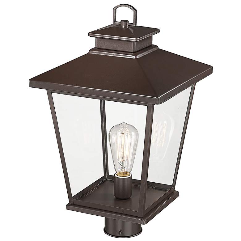 Image 5 Millennium Lighting Bellmon 19" High Bronze Outdoor Post Lantern more views