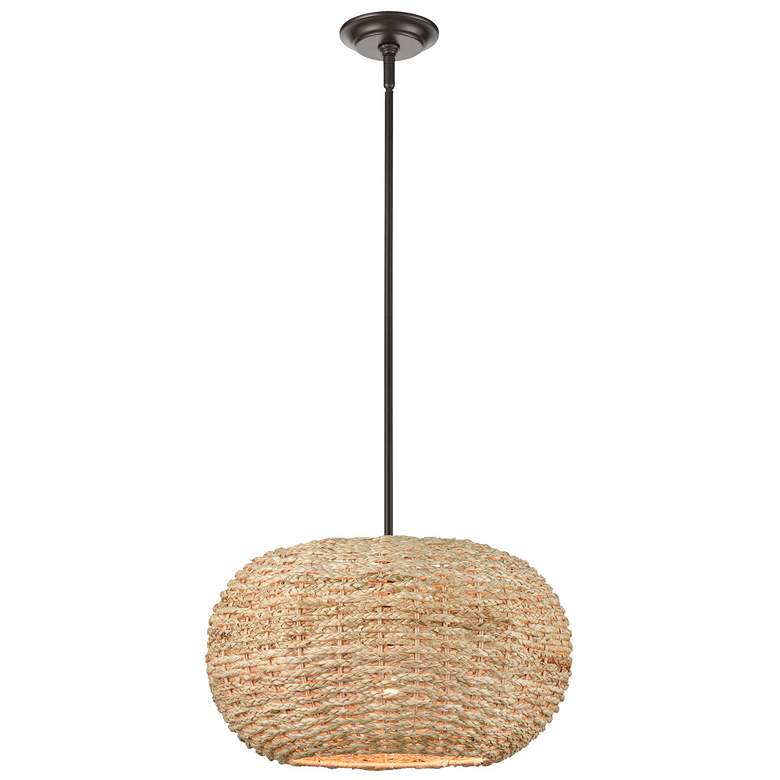 Image 1 Millennium Lighting Bemo 1-Light Pendant in Oiled Bronze