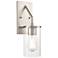 Millennium Lighting Beverlly 14 Inch High 1-Light Sconce in Brushed Nickel