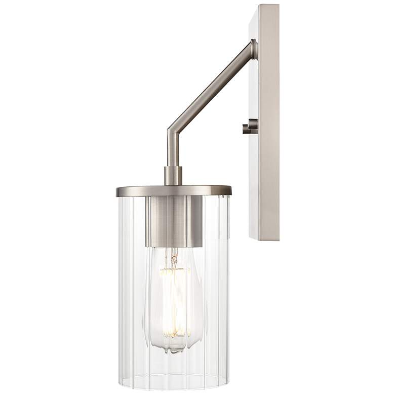Image 3 Millennium Lighting Beverlly 14 Inch High 1-Light Sconce in Brushed Nickel more views