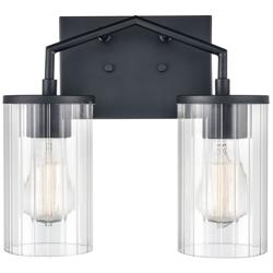 Millennium Lighting Beverlly 2 Light Vanity Fixture in Matte Black