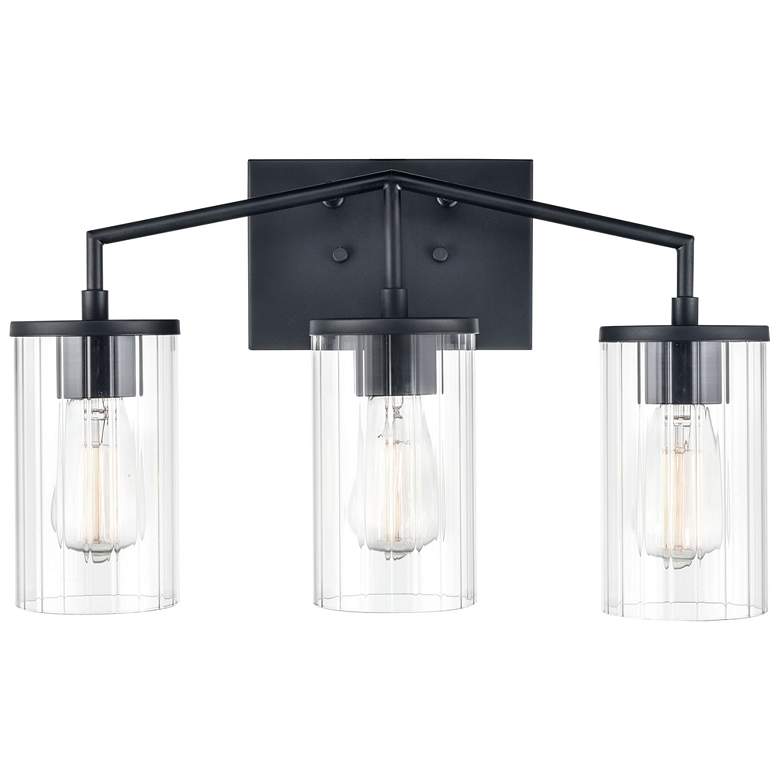 Image 1 Millennium Lighting Beverlly 2 Light Vanity Fixture in Matte Black
