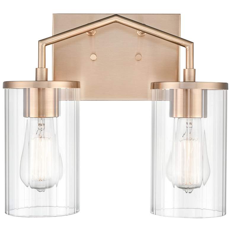 Image 1 Millennium Lighting Beverlly 2 Light Vanity Fixture in Modern Gold