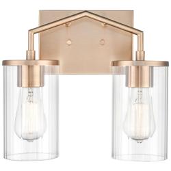 Millennium Lighting Beverlly 2 Light Vanity Fixture in Modern Gold