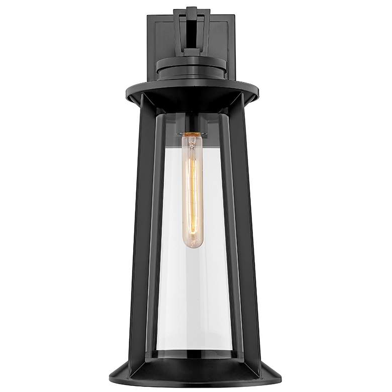 Image 1 Millennium Lighting Bolling 1 Light Outdoor Wall Sconce Powder Coat Black