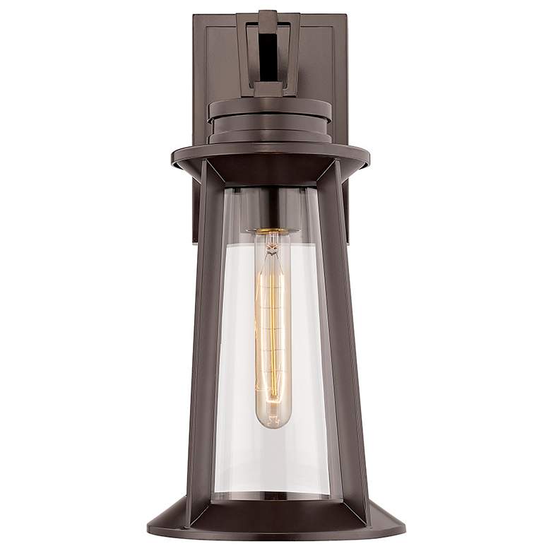 Image 1 Millennium Lighting Bolling 1 Light Outdoor Wall Sconce Powder Coat Bronze