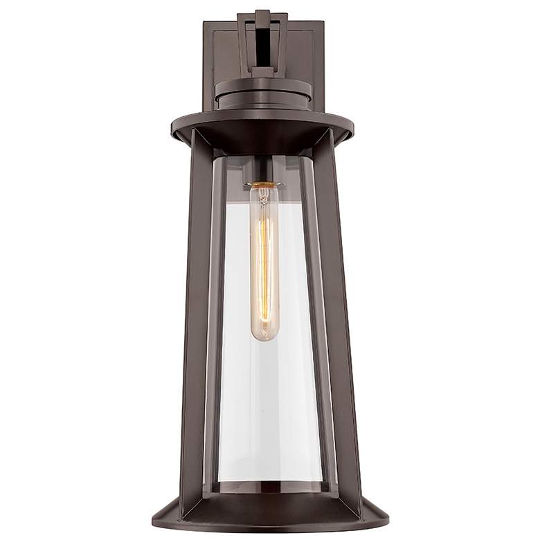 Image 1 Millennium Lighting Bolling 1 Light Outdoor Wall Sconce Powder Coat Bronze