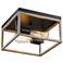 Millennium Lighting Bonnie 10" 2-Light Flush Mount Cube Ceiling Light