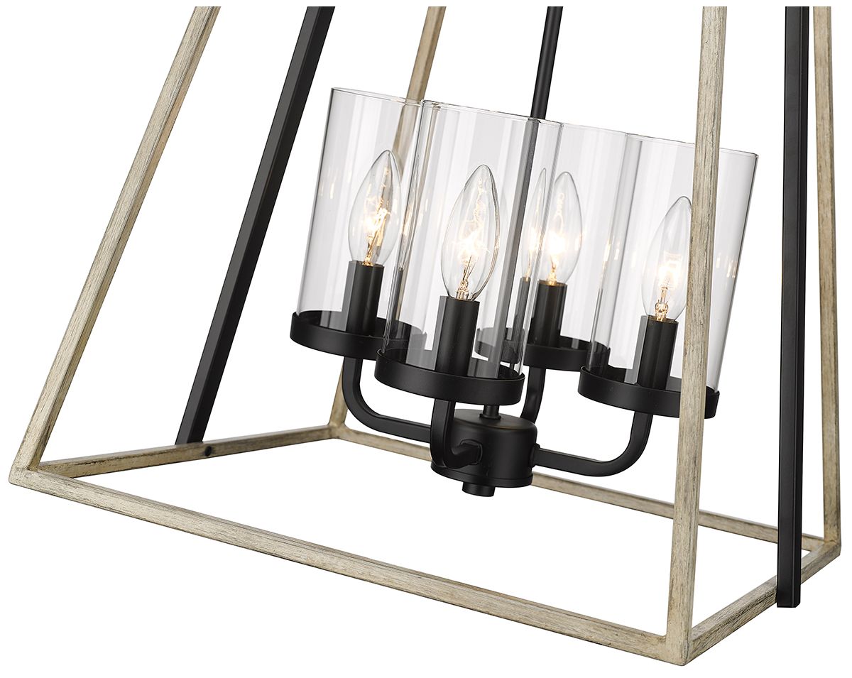 Image 3 Millennium Lighting Bonnie 4 Light Pendant Fixture Black more views