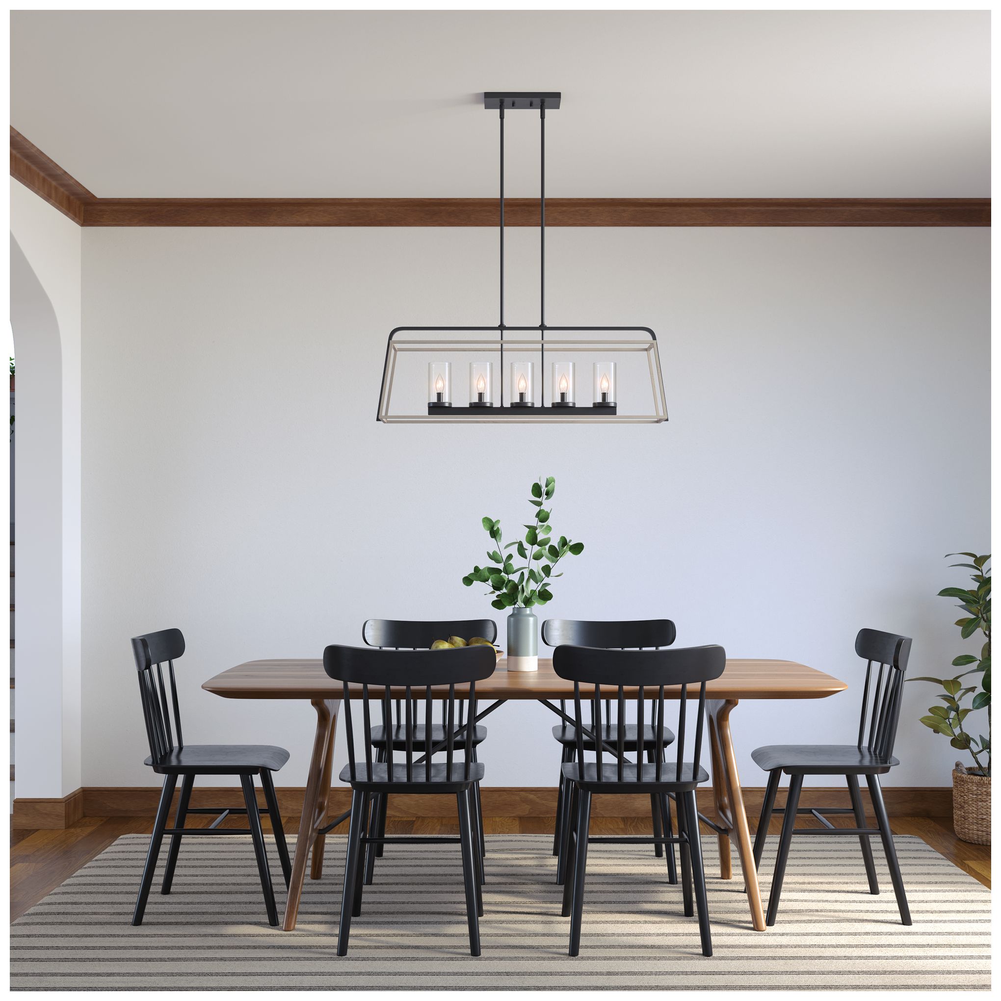 Image 5 Millennium Lighting Bonnie 5 Light Chandelier Ceiling Light more views