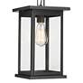 3_Millennium Lighting Bowton 1 Light Outdoor Pendant in Powder Coat Black more views