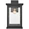 Millennium Lighting Bowton 1 Light Outdoor Sconce Black