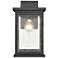 Millennium Lighting Bowton 1 Light Outdoor Wall Sconce Black