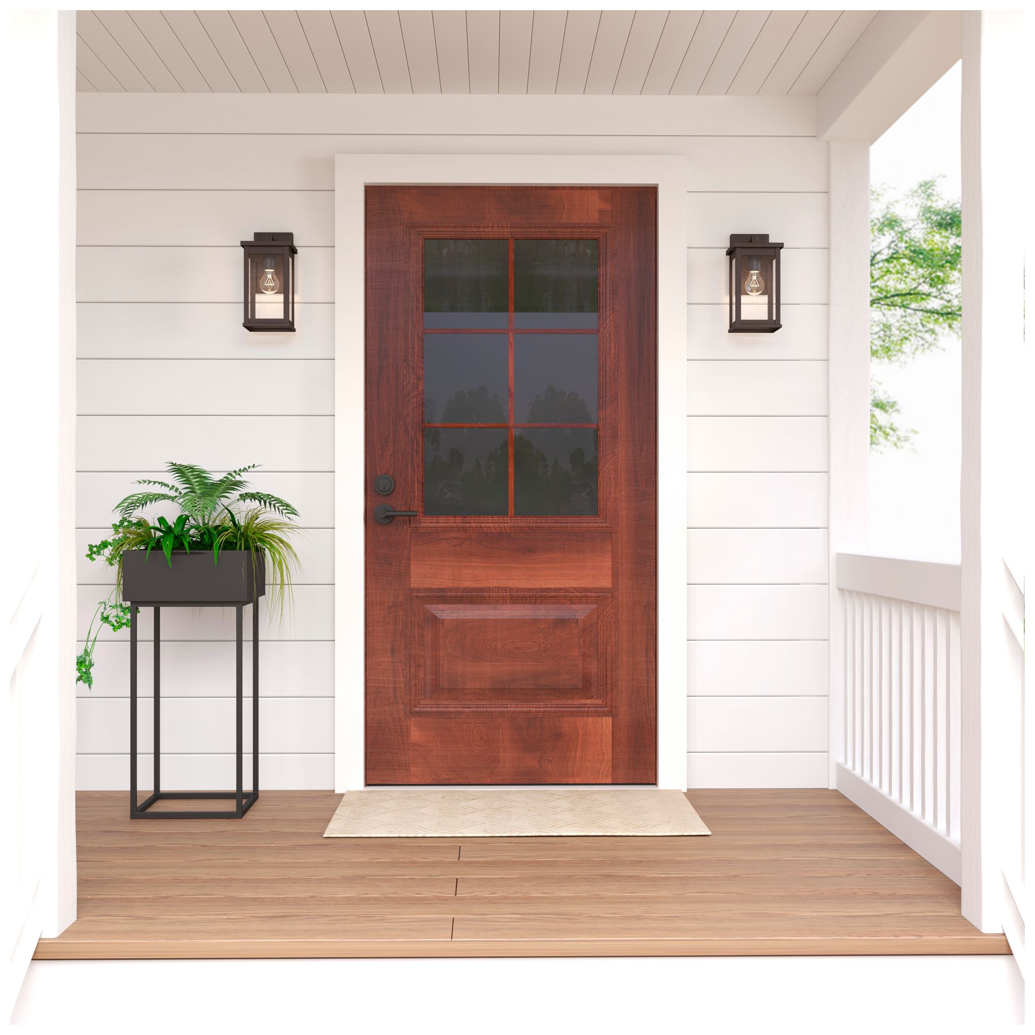 Image 3 Millennium Lighting Bowton 1 Light Outdoor Wall Sconce more views