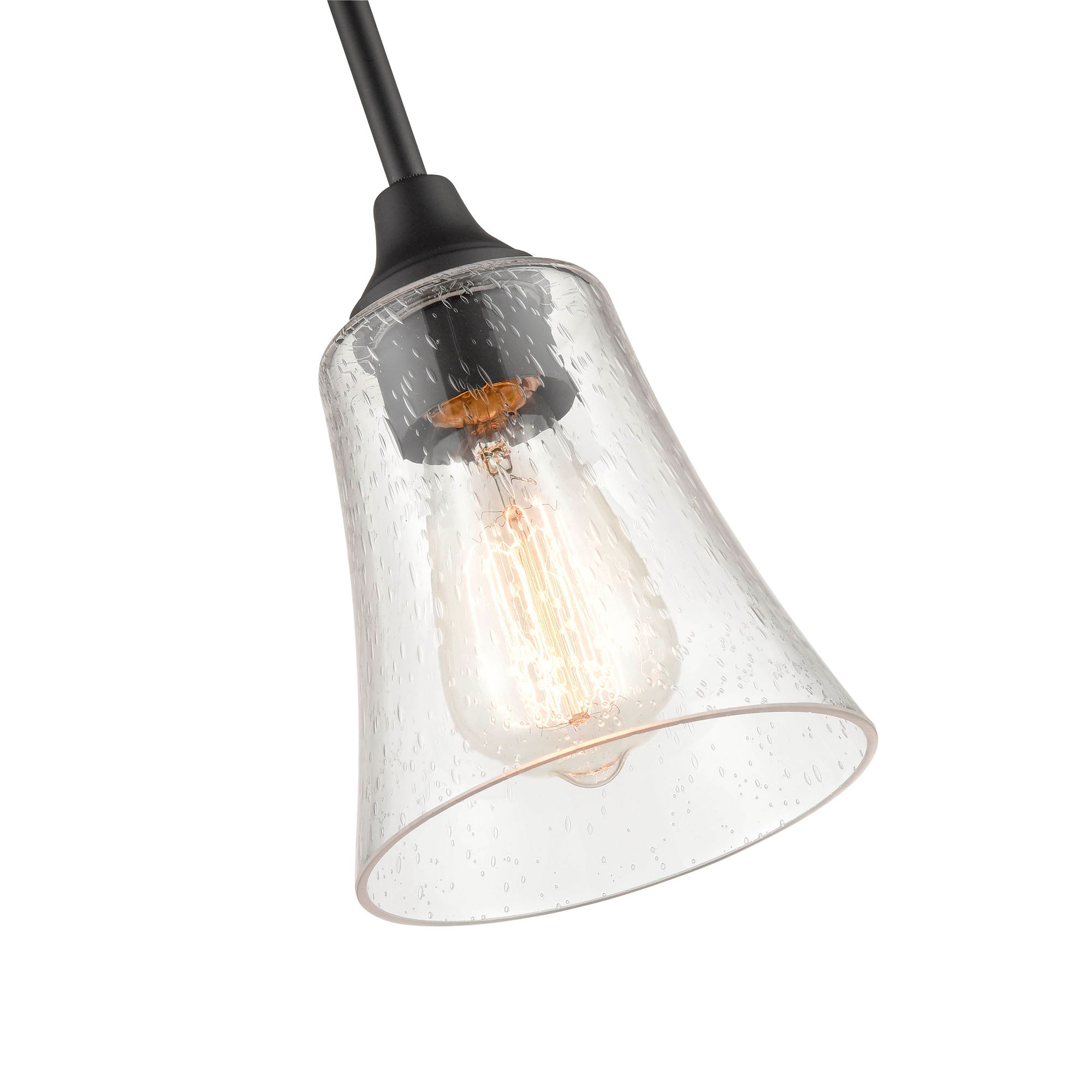 Image 4 Millennium Lighting Caily 1 Light Matte Black Pendant Fixture more views