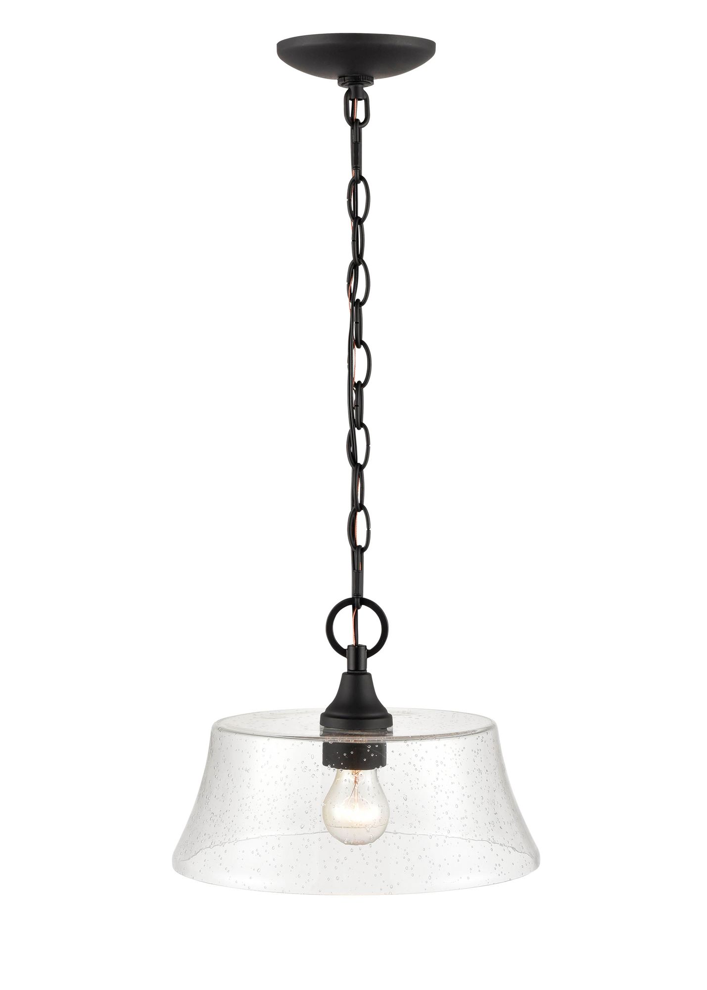 Image 4 Millennium Lighting Caily 1-Light Pendant in Black more views
