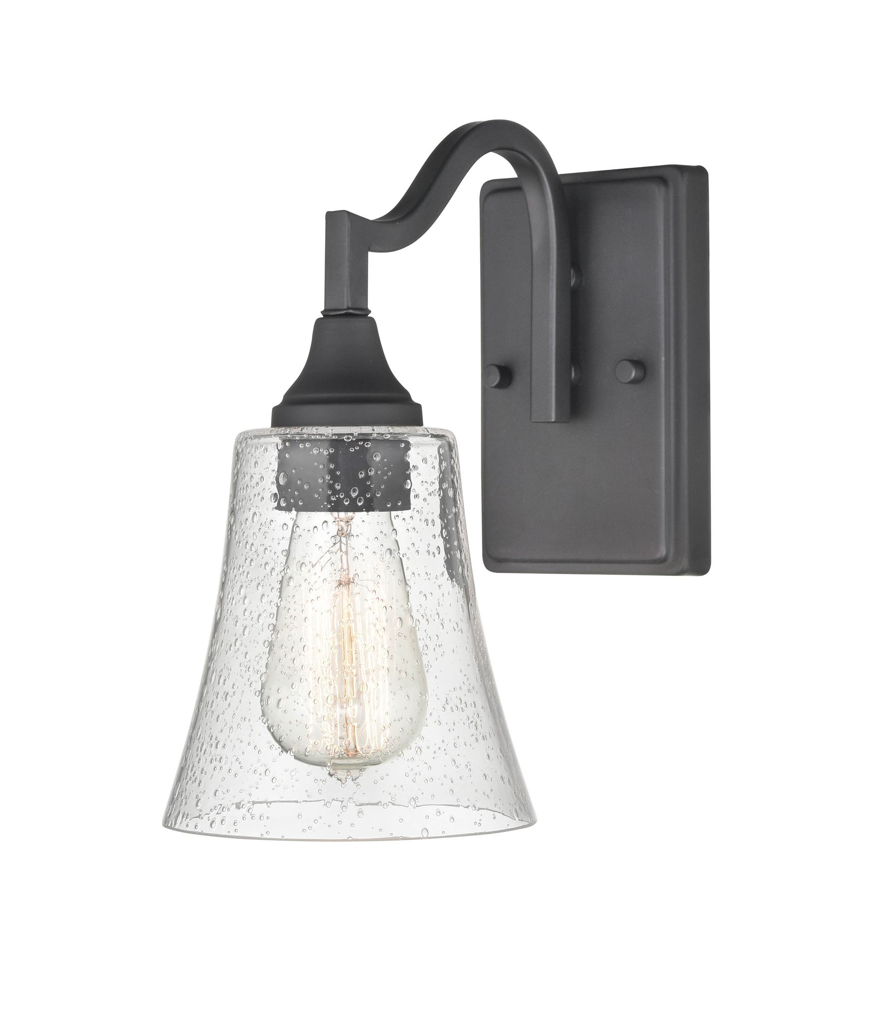 Image 2 Millennium Lighting Caily 1 Light Wall Sconce in Matte Black more views