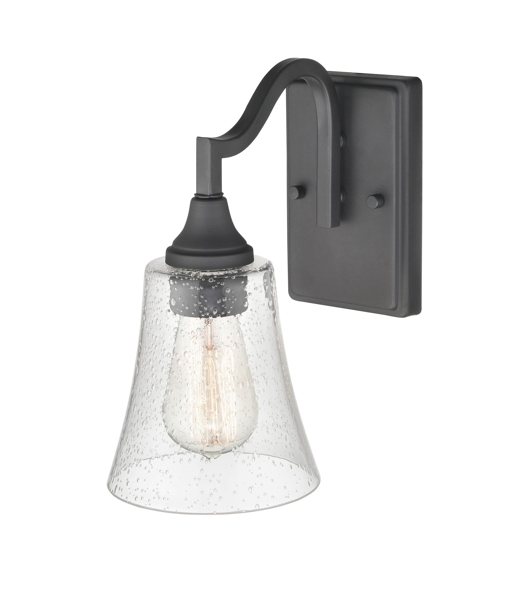 Image 4 Millennium Lighting Caily 1 Light Wall Sconce in Matte Black more views