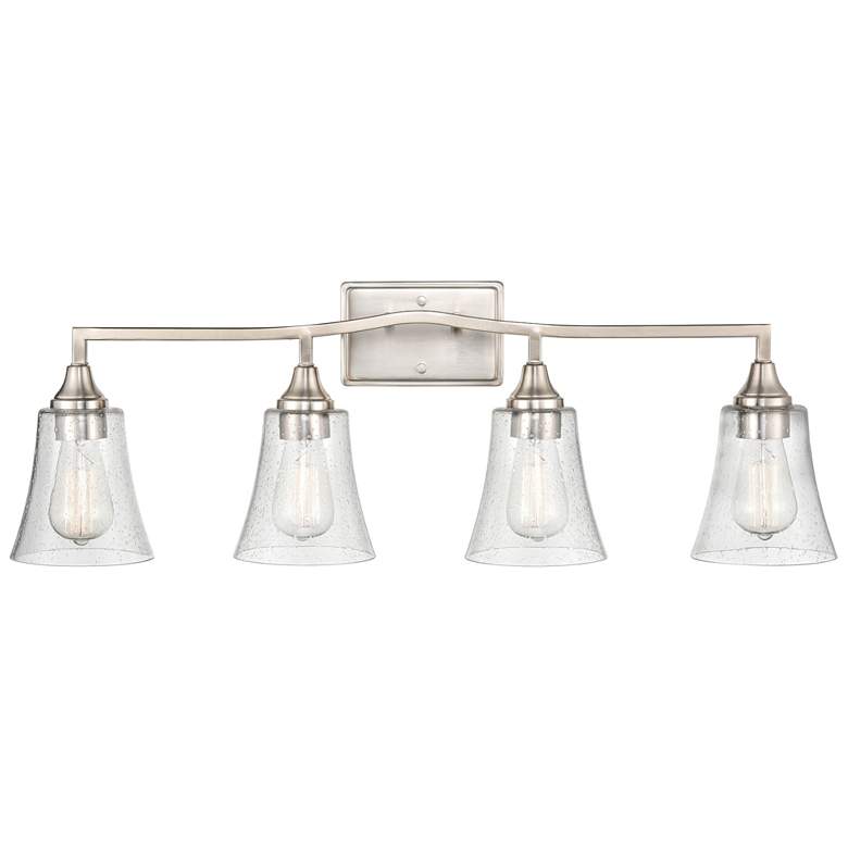Image 1 Millennium Lighting Caily 4 Light Vanity Fixture in Brushed Nickel