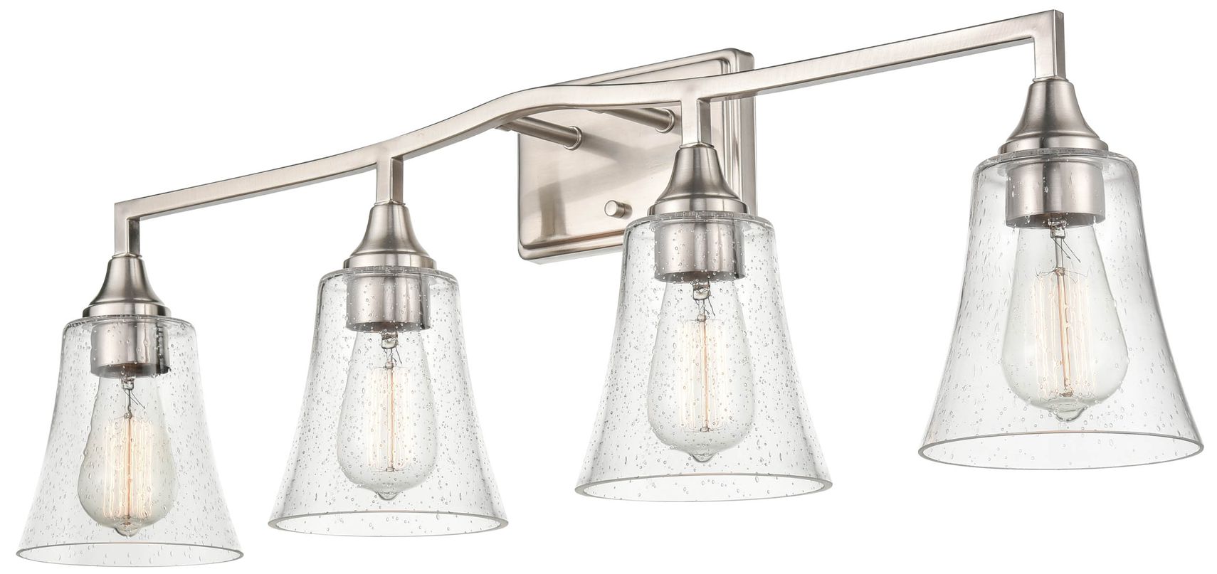 Image 4 Millennium Lighting Caily 4 Light Vanity Fixture in Brushed Nickel more views