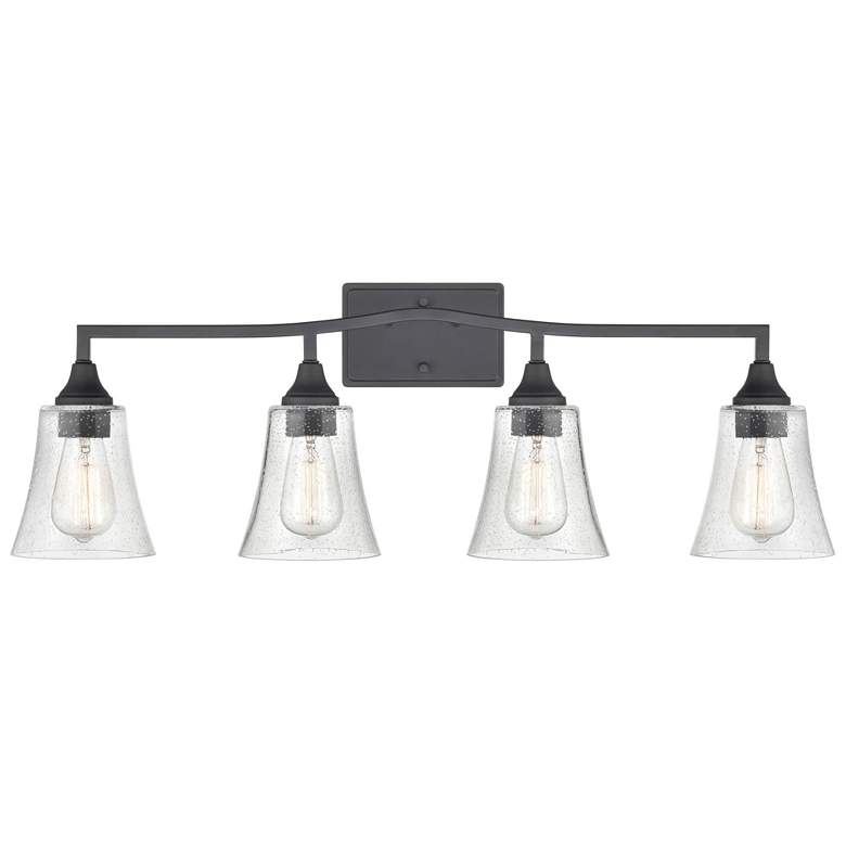 Image 1 Millennium Lighting Caily 4 Light Vanity Fixture in Matte Black