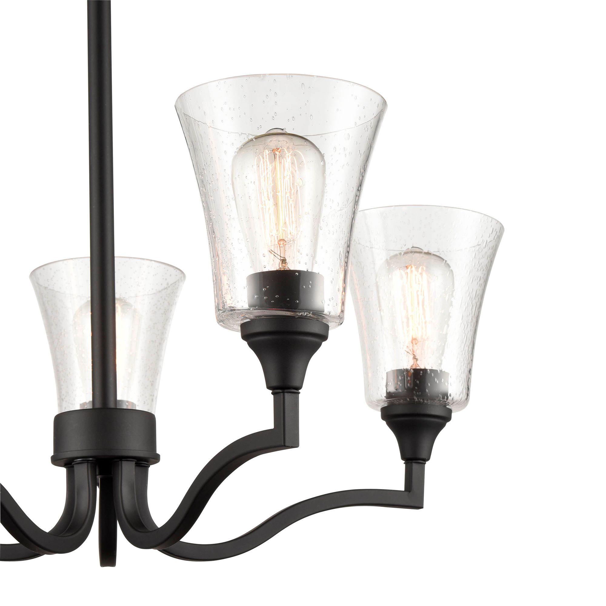 Image 4 Millennium Lighting Caily 5 Light Chandelier in Matte Black more views
