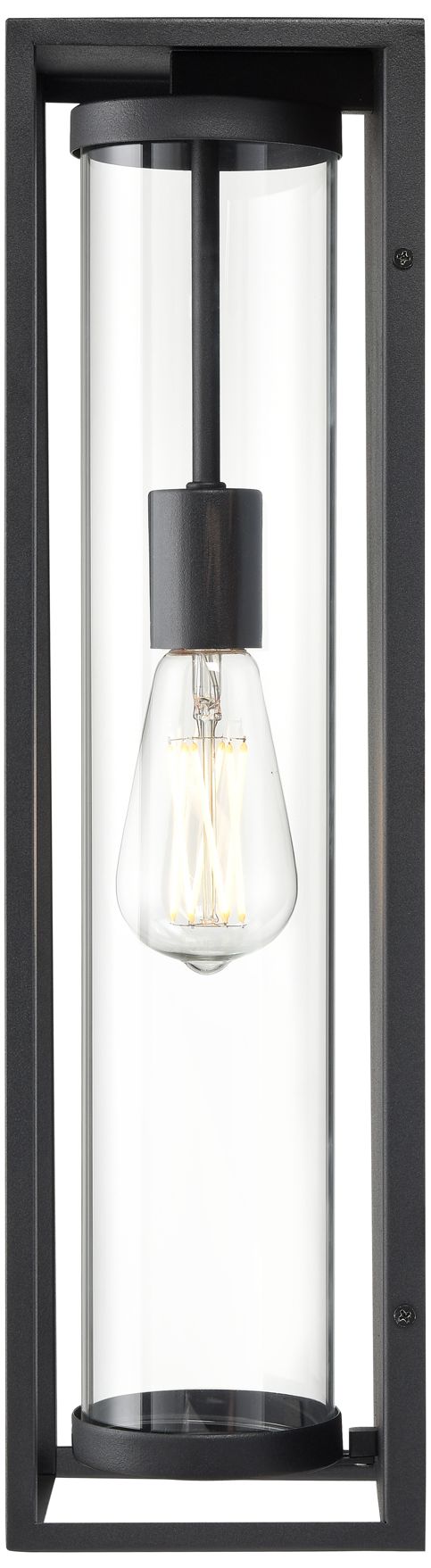 Image 6 Millennium Lighting Caleb 1-Light Outdoor Wall Sconce in Textured Black more views