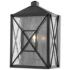Millennium Lighting Caswell 1 Light 12.5" Outdoor Wall Sconce in Black