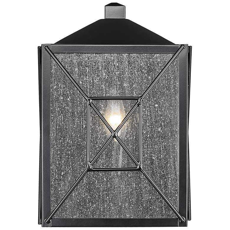 Image 1 Millennium Lighting Caswell 1 Light 12.625 inch Outdoor Sconce Black