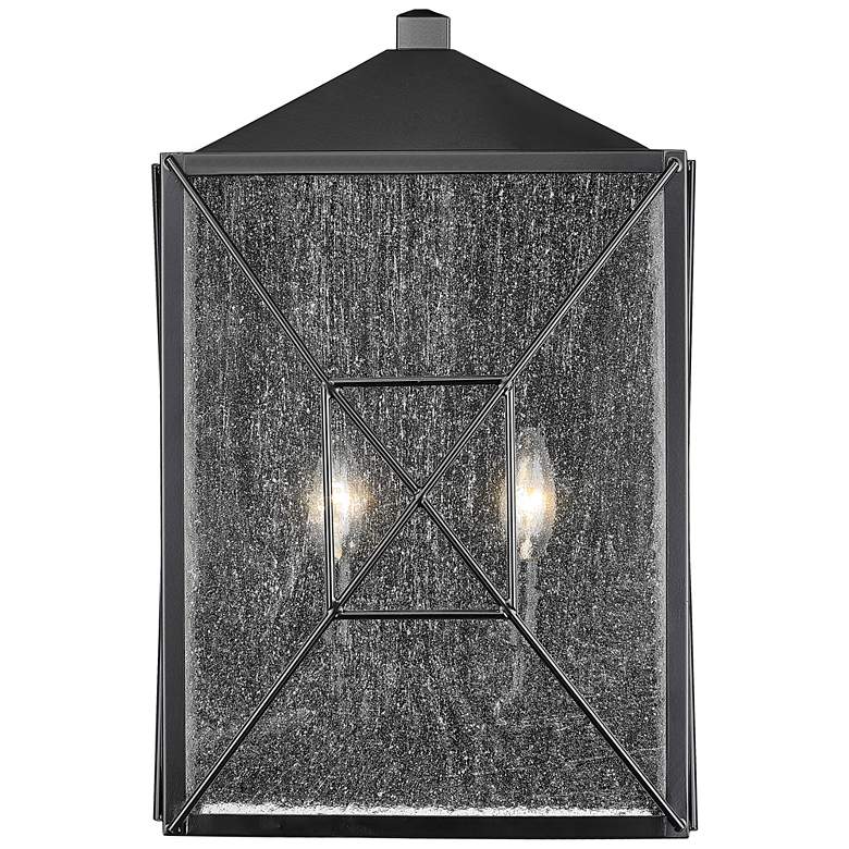 Image 1 Millennium Lighting Caswell 2 Light 18 inch Outdoor Sconce Black