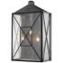 Millennium Lighting Caswell 3 Light 22" Outdoor Wall Sconce in Black