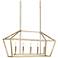 Millennium Lighting Cavelli 40" Modern Gold 5-Light Island Pendant