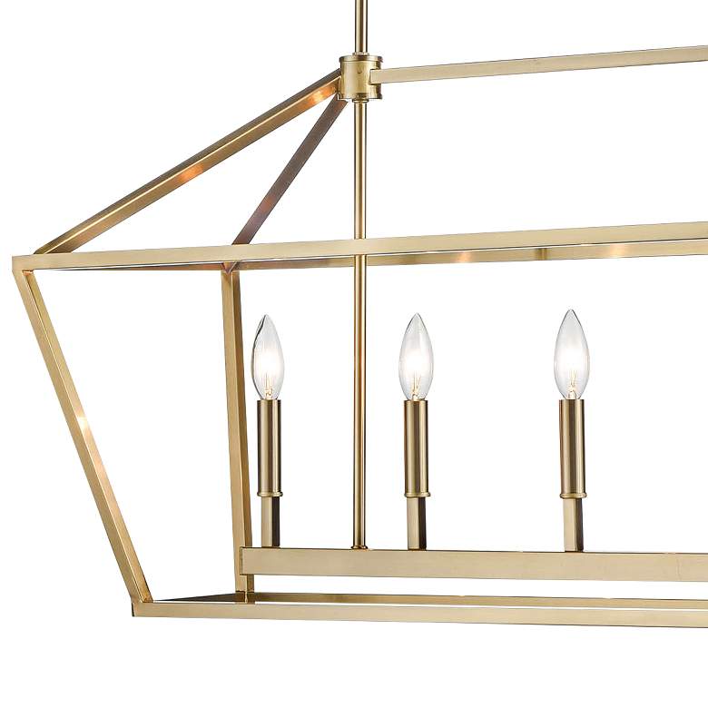 Image 4 Millennium Lighting Cavelli 40" Modern Gold 5-Light Island Pendant more views