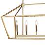 4_Millennium Lighting Cavelli 40" Modern Gold 5-Light Island Pendant more views