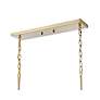 5_Millennium Lighting Cavelli 40" Modern Gold 5-Light Island Pendant more views