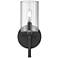 Millennium Lighting Chastine 1-Light Indoor Wall Sconce in Matte Black
