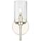 Millennium Lighting Chastine 1-Light Indoor Wall Sconce in Polished Nickel
