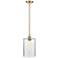 Millennium Lighting Chastine 1 Light Pendant Fixture in Modern Gold