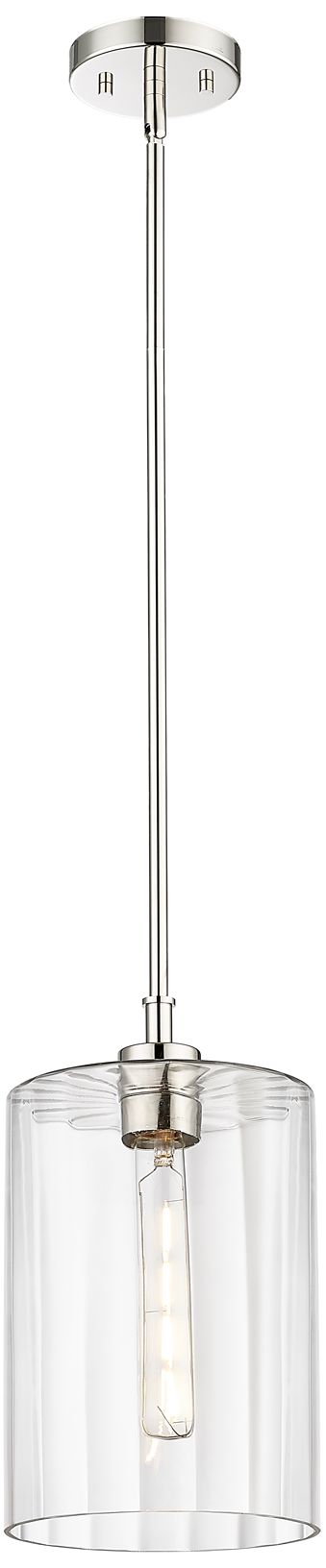 Image 6 Millennium Lighting Chastine 1-Light Pendant in Polished Nickel more views