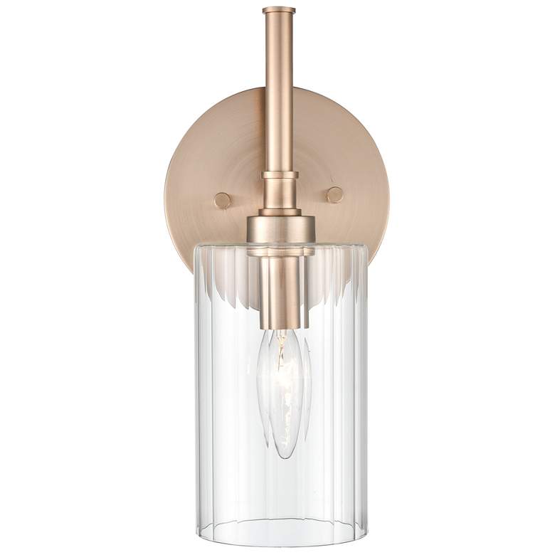 Image 1 Millennium Lighting Chastine 1 Light Wall Sconce in Modern Gold