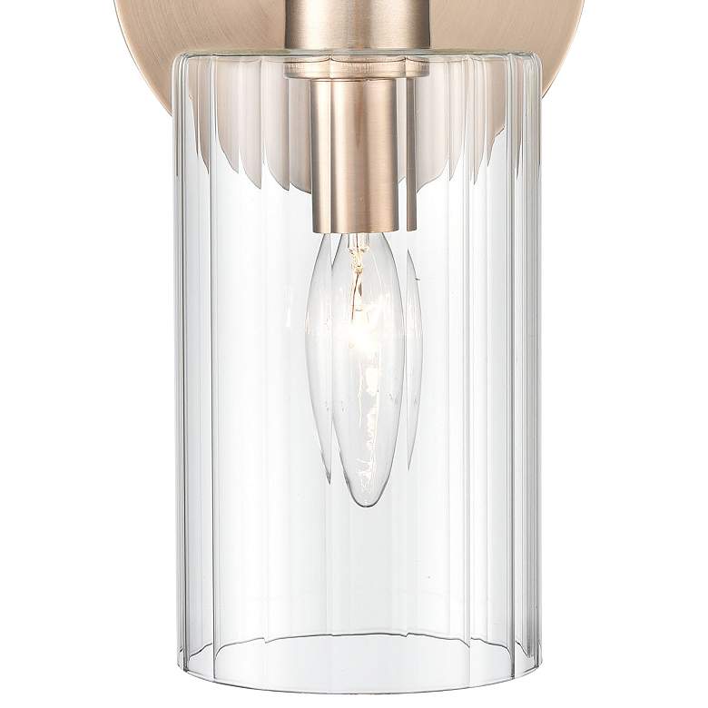 Image 2 Millennium Lighting Chastine 1 Light Wall Sconce in Modern Gold more views