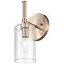 4_Millennium Lighting Chastine 1 Light Wall Sconce in Modern Gold more views