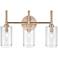 Millennium Lighting Chastine 19" Wide Modern Gold 3-Light Bath Light