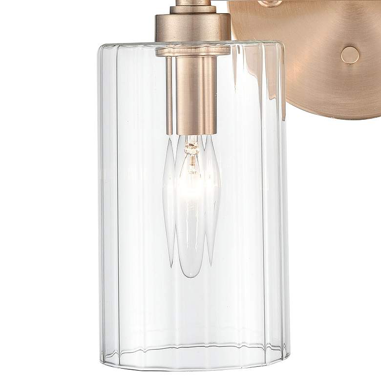 Image 2 Millennium Lighting Chastine 2 Light Vanity Fixture in Modern Gold more views