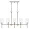 Millennium Lighting Chastine 5 Light Chandelier Fixture in Brushed Nickel